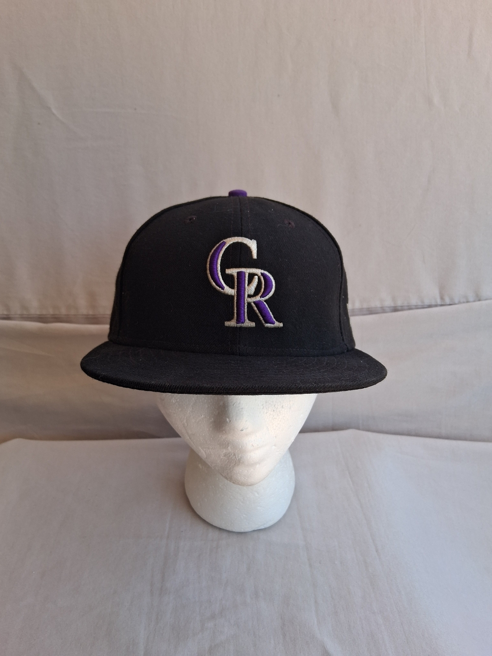 New Era Embroidered Colorado Rockies Fitted Cap : 7 1/4 :  MLB Authentic